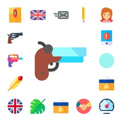 Sticker - Modern Simple Set of contour Vector flat Icons