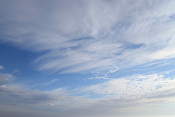 Wall Mural - Blue sky and clouds.