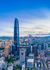 Poster - City Scenery of Shenzhen City, Guangdong Province, China