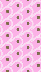 Poster - Seamless bright summer pattern with  arch and   elements.