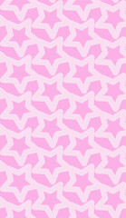 Poster - geometric shapes and  figures on a seamless summer pattern.
