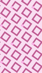 Poster - Bright colors of seamless pattern with square and  figures.