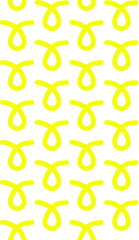 Fototapete - Bright colors of seamless pattern with loop and  symbols.