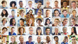 © Robert Daly/Caia Image - Portrait smiling diverse community video conferencing on screen