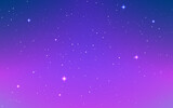 Fototapeta Kosmos - Space background. Color milky way. Purple cosmos with shining stars. Colorful galaxy with stardust and nebula. Magic starry sky. Trendy vector illustration