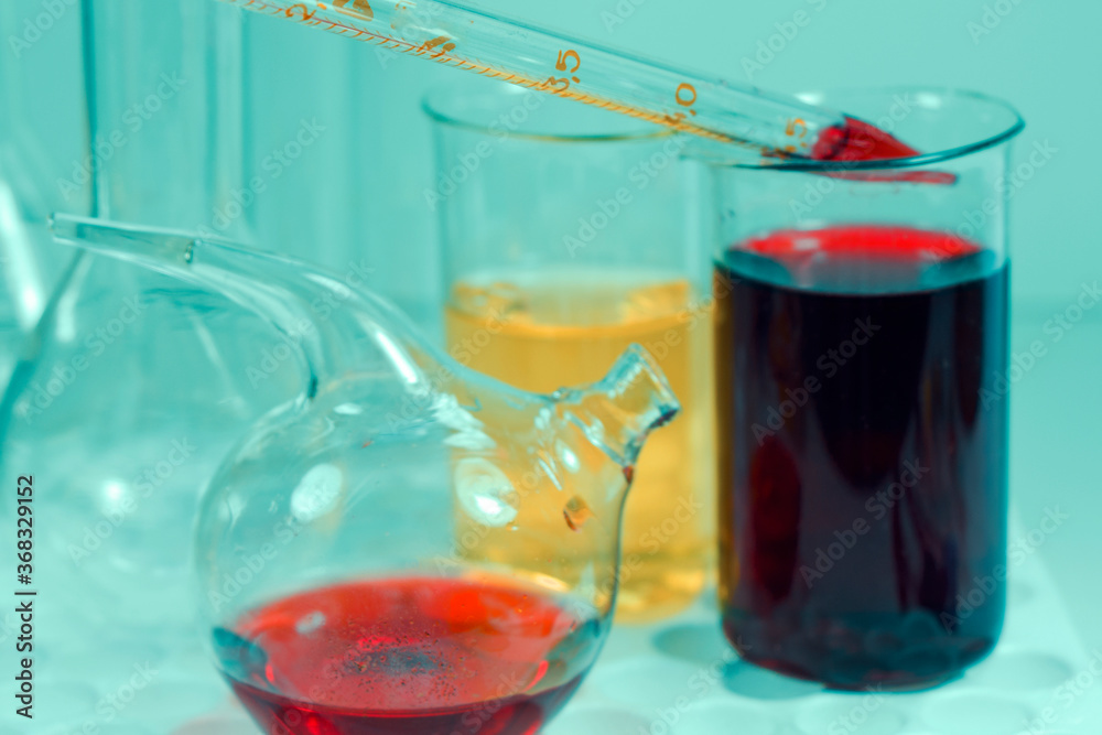 Laboratory chemical liquid elements and research diagnoses, instruments ...