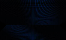 Abstract Neon Blue Grid Background