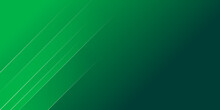 Polygonal Abstract With Green Gradient Shading Background.