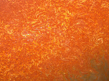 Orange Brown Abstract Fluid Background