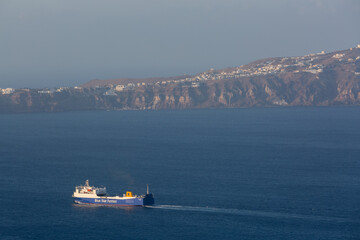 Wall Mural - Landscapes around santorini island