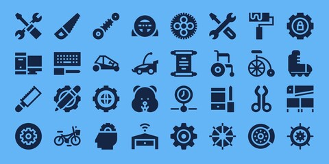 Sticker - wheel icon set