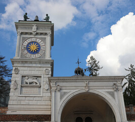 Wall Mural - Clock Tower in UDINE City in the square called Piazza Liberta