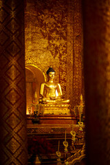 Wall Mural - Wat Phra Sing Waramahavihan is a Buddhist temple in Chiang Mai, Thailand