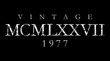 Vintage MCMLXXVII 1977 (Distressed White)