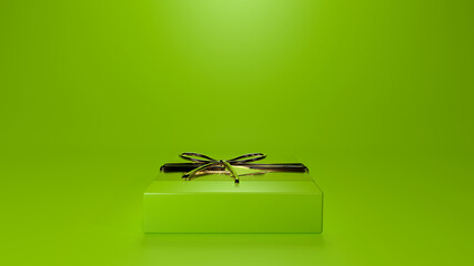 Wall Mural - Present box 3d render for background