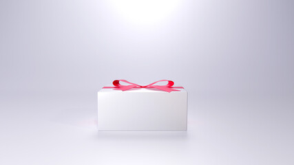Wall Mural - Present box 3d render for background