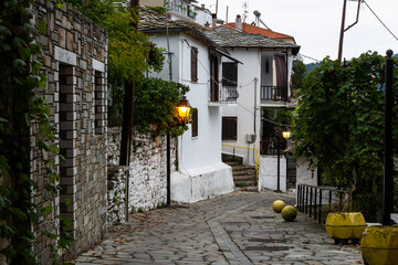 Wall Mural - Panagia Village in Thassos island Greece