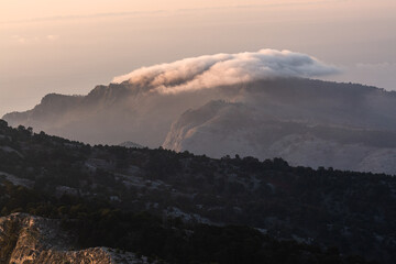 views from Thassos mountain Ipsarion