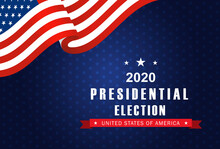Vector Background For US Presidential Election 2020
