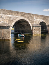 Kayak Under The Bridge