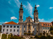 Beautiful church with twin towers at Fürstenzell, Bavaria, Germany