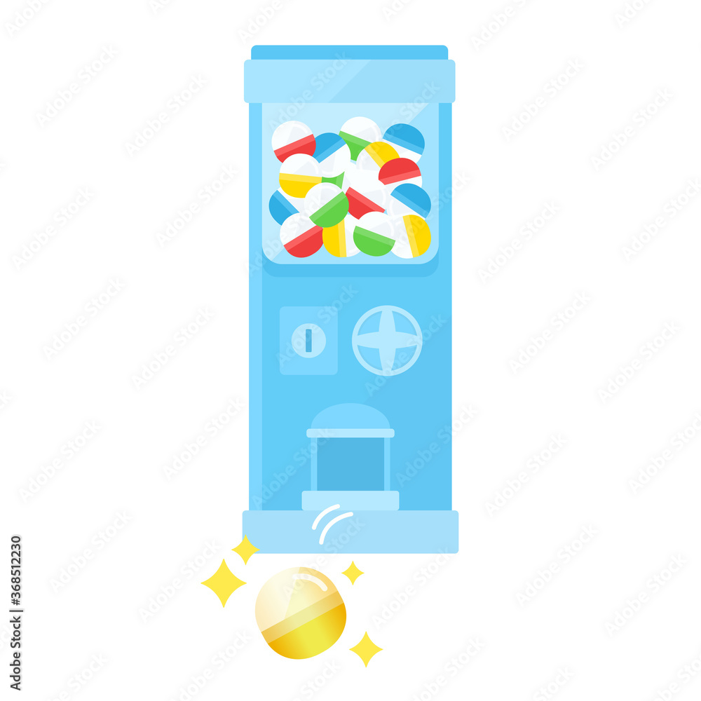 ガチャガチャのイラスト Wall Mural Wallpaper Murals R Design ガチャガチャのイラスト Wall Mural Wallpaper Murals R Design