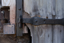 Old Rusty Door Hinge
