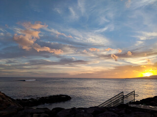 Wall Mural - Sunset over Kakakoo Park Cove