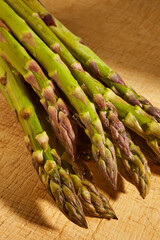 Wall Mural - Fresh, raw asparagus spears from Lancaster, Pennsylvania, USA