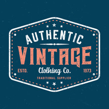 Vintage Clothing Co. - Aged Tee Design For Printing