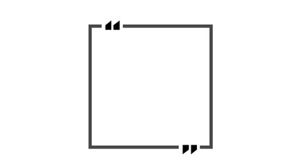 Quotes Box Icon, Flat Sign & Trendy Symbol