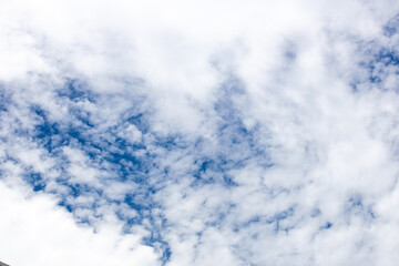 Sticker - Blue sky and white clouds fine weather