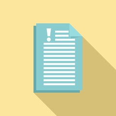 Poster - Company paper innovation icon. Flat illustration of company paper innovation vector icon for web design