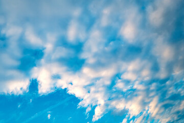 shining sun at clear blue sky