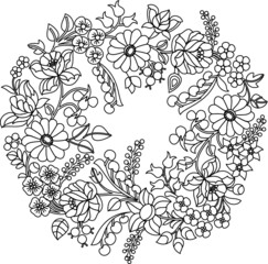 Hungarian beautiful folk art, floral decoration
beautiful flower illustration

