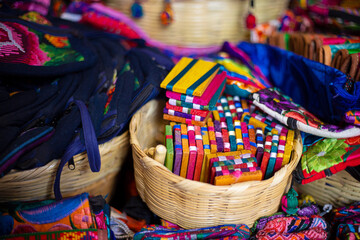 Wall Mural - mexican toys from Wooden, juguetes mexicanos coloridos. en san miguel de allende