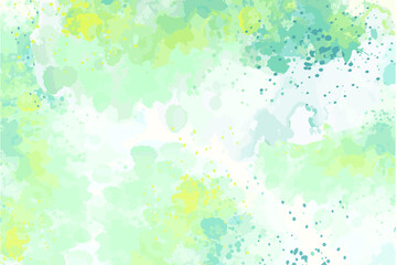 cyan green watercolor/watercolour background