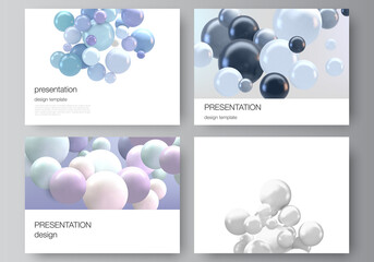Sticker - vector layout of the presentation slides design business templates, multipurpose template for presen
