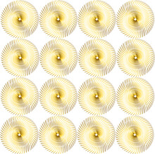 Seamless Pattern Gold Color Design Of A Circular Shape Like Flowers