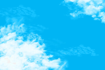 Wall Mural - blue sky with clouds
