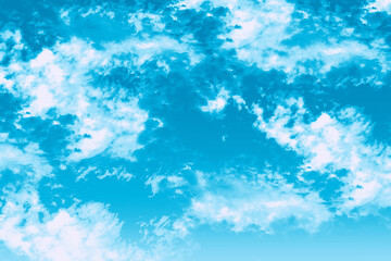 Wall Mural - blue sky with clouds