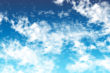 Wall Mural - blue sky with clouds