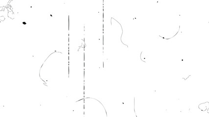 Old film strip, vector illustration, scalable to any size.
Dust and debris on film, vector. 