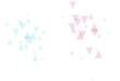 © smaria2015 - Light Green, Red vector background with triangles, circles.
