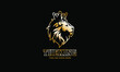 Lion Logo - Crown King Lion Vector