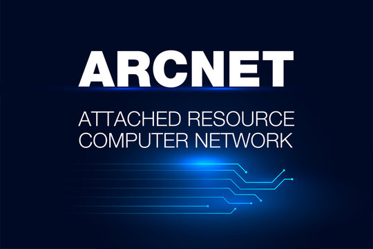 ARCNET – Attached Resource Computer Network Acronym, Modern Background Design