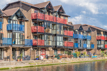 Wall Mural - A typical view in Canary Wharf