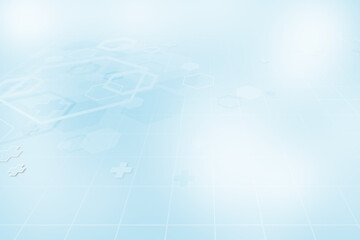 Wall Mural - blue abstract background on health concept