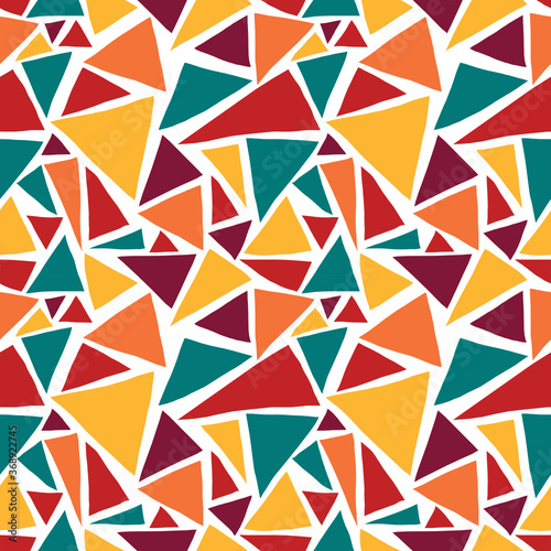 Dekoracja na wymiar  kolorowe-abstrakcyjne-geometryczne-trojkat-bezszwowe-tlo-wzor