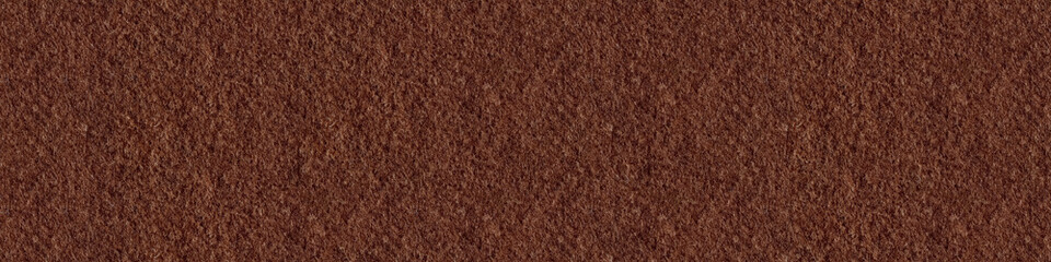 Sticker - Coffee brown felt texture. Panoramic seamless texture, pattern f